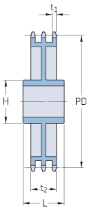 ��������� 12B-3 ��� ��������� ����� BS/ISO 12B-3 ��� 19,05 �� �� �������� PHS 12B-3C80