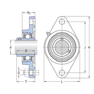 Подшипник ucfl 209