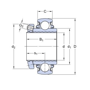 ��������� ���� Y � ��������� SKF ConCentra ��� ����������� ����� YSPAG 209